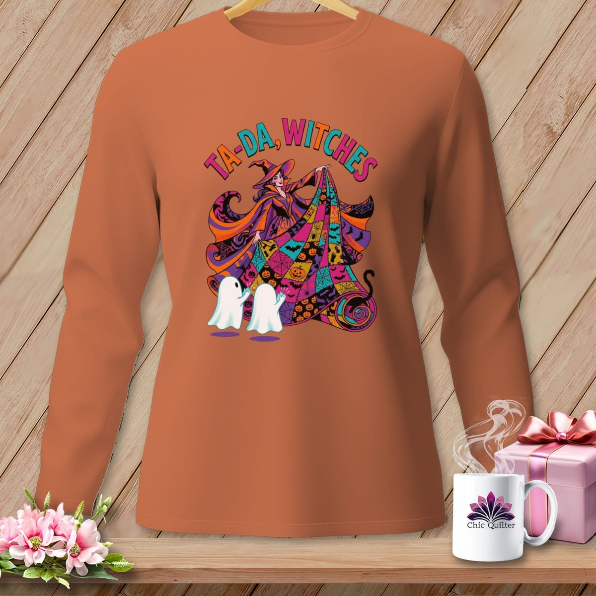 MyDesigns Physical Item S / Yam Ta-Da, Witches ~ Long Sleeve Tee