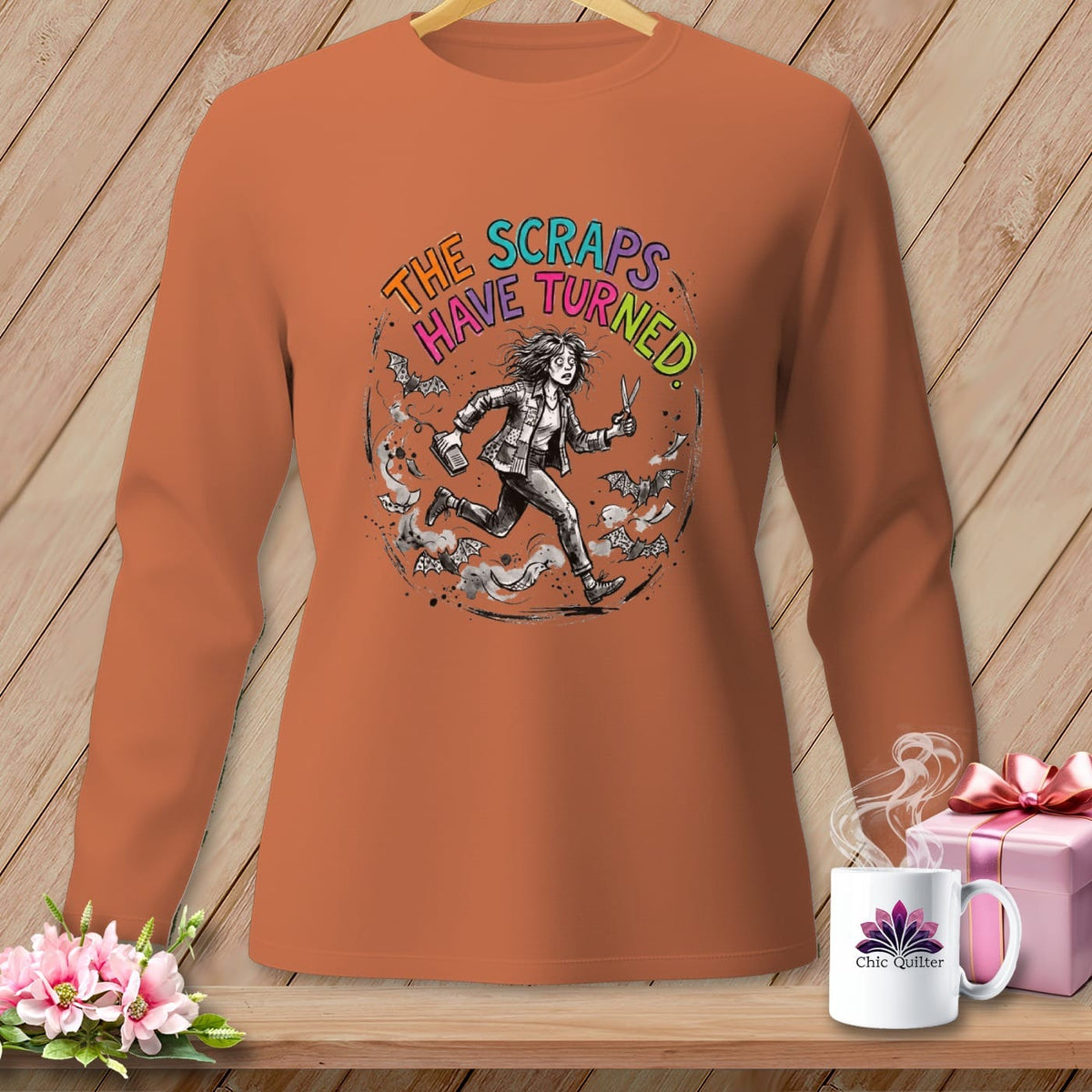MyDesigns Physical Item S / Yam The Scraps Have Turned. ~ Long Sleeve Tee