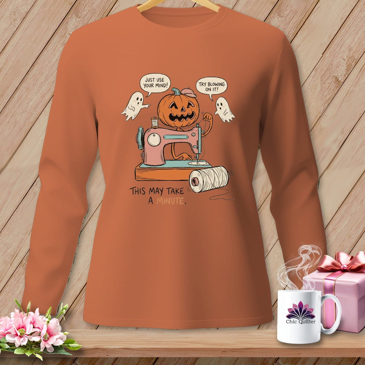 MyDesigns Physical Item S / Yam This May Take A Minute. ~ Long Sleeve Tee