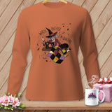 MyDesigns Physical Item S / Yam WITCH, PLEASE. I'M QUILTING. ~ Long Sleeve Tee