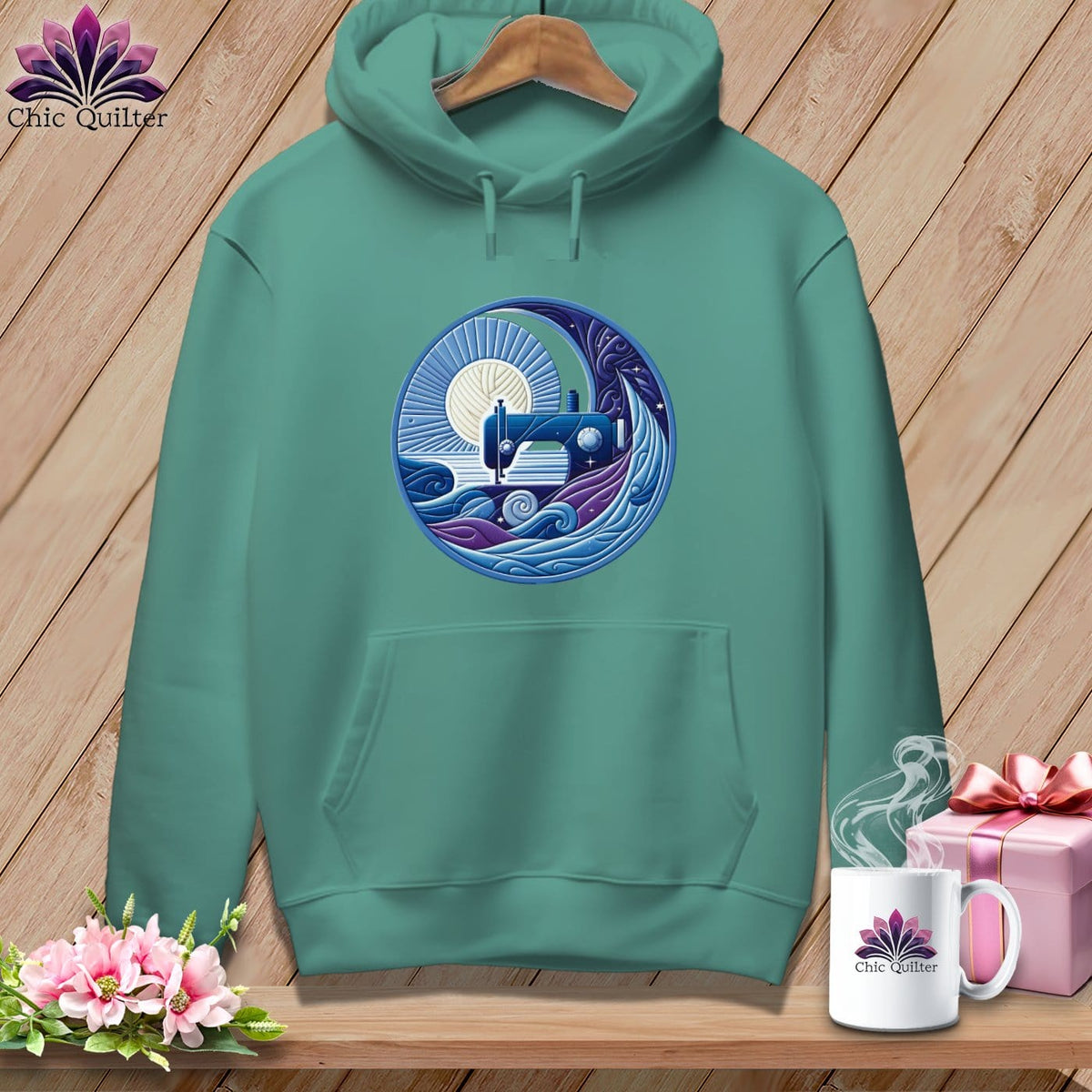 MyDesigns Physical Item Seafoam / S Lakeshore Breezes ~ Premium Hoodie