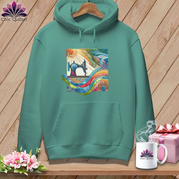 MyDesigns Physical Item Seafoam / S Quilting on a Cloud ~ Premium Hoodie