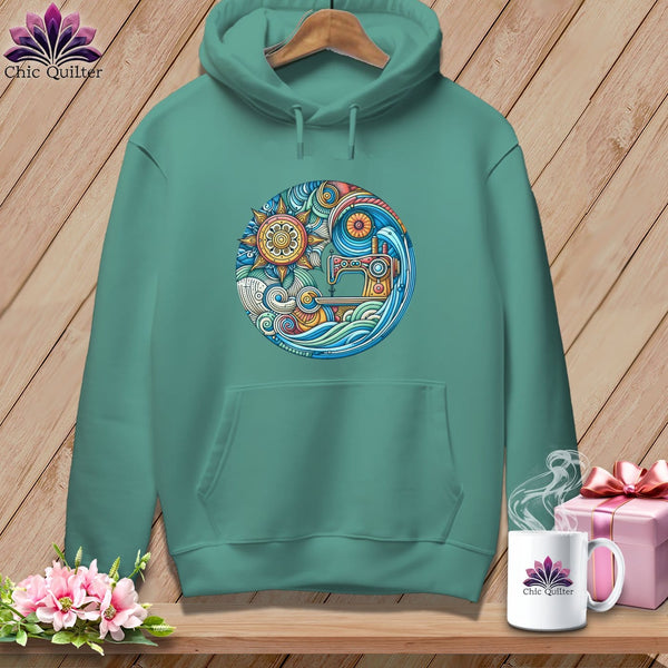 MyDesigns Physical Item Seafoam / S Threaded Dreams by the Sea ~ Premium Hoodie