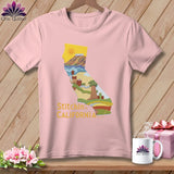 MyDesigns Physical Item Stitchin' in California ~ Relaxed Fit Tee