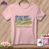 MyDesigns Physical Item Stitchin' in Pennsylvania ~ Relaxed Fit Tee