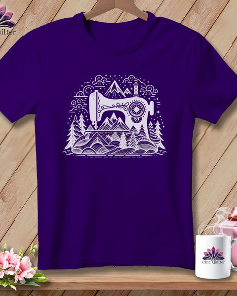 MyDesigns Physical Item Team Purple / S Alpine Stitching ~ SuperSoft Relaxed Fit Tee