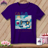 MyDesigns Physical Item Team Purple / S Cats Quilts and Cabernet ~ SuperSoft Relaxed Fit Tee