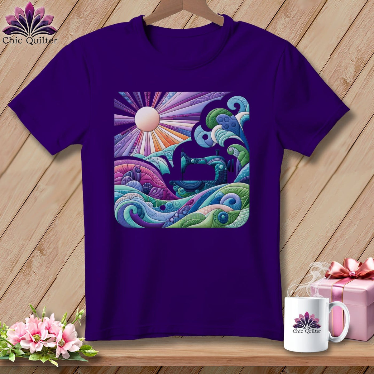 MyDesigns Physical Item Team Purple / S Morning Rays ~ Relaxed Fit Tee