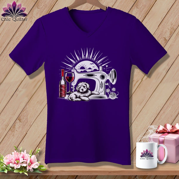 MyDesigns Physical Item Team Purple / S My Favorite Things ~ SuperSoft V-Neck Tee