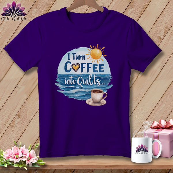 MyDesigns Physical Item Team Purple / S Ocean Coffee ~ Relaxed Fit Tee