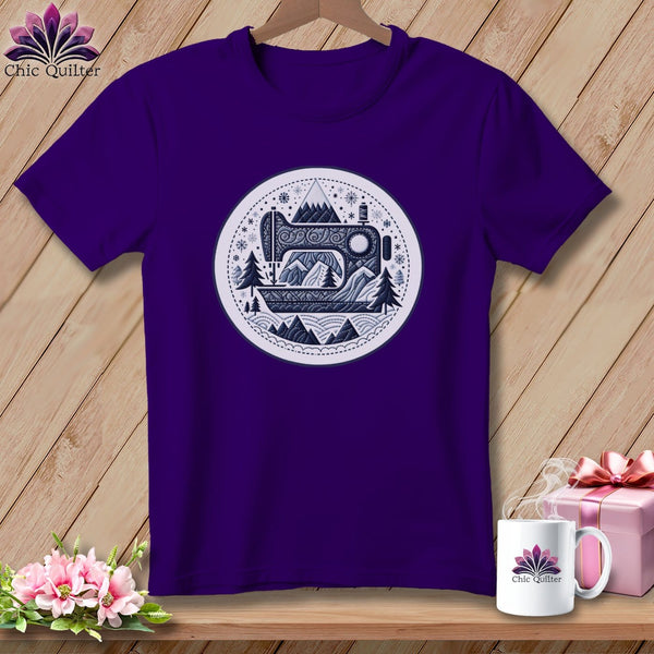 MyDesigns Physical Item Team Purple / S Peaks Pines and Patches ~ SuperSoft Relaxed Fit Tee