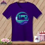 MyDesigns Physical Item Team Purple / S Quilting Where Dreams are Sewin ~ SuperSoft V-Neck Tee