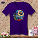 MyDesigns Physical Item Team Purple / S Seam Surfing ~ SuperSoft V-Neck Tee