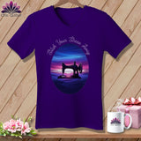 MyDesigns Physical Item Team Purple / S Stitch your Stress Away ~ SuperSoft V-Neck Tee