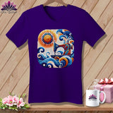 MyDesigns Physical Item Team Purple / S Sunset Dream Threads ~ SuperSoft V-Neck Tee