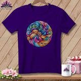 MyDesigns Physical Item Team Purple / S Swirl Delight ~ Relaxed Fit Tee