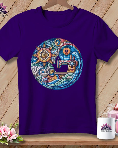 MyDesigns Physical Item Team Purple / S Threaded Dreams by the Sea ~ SuperSoft Relaxed Fit Tee
