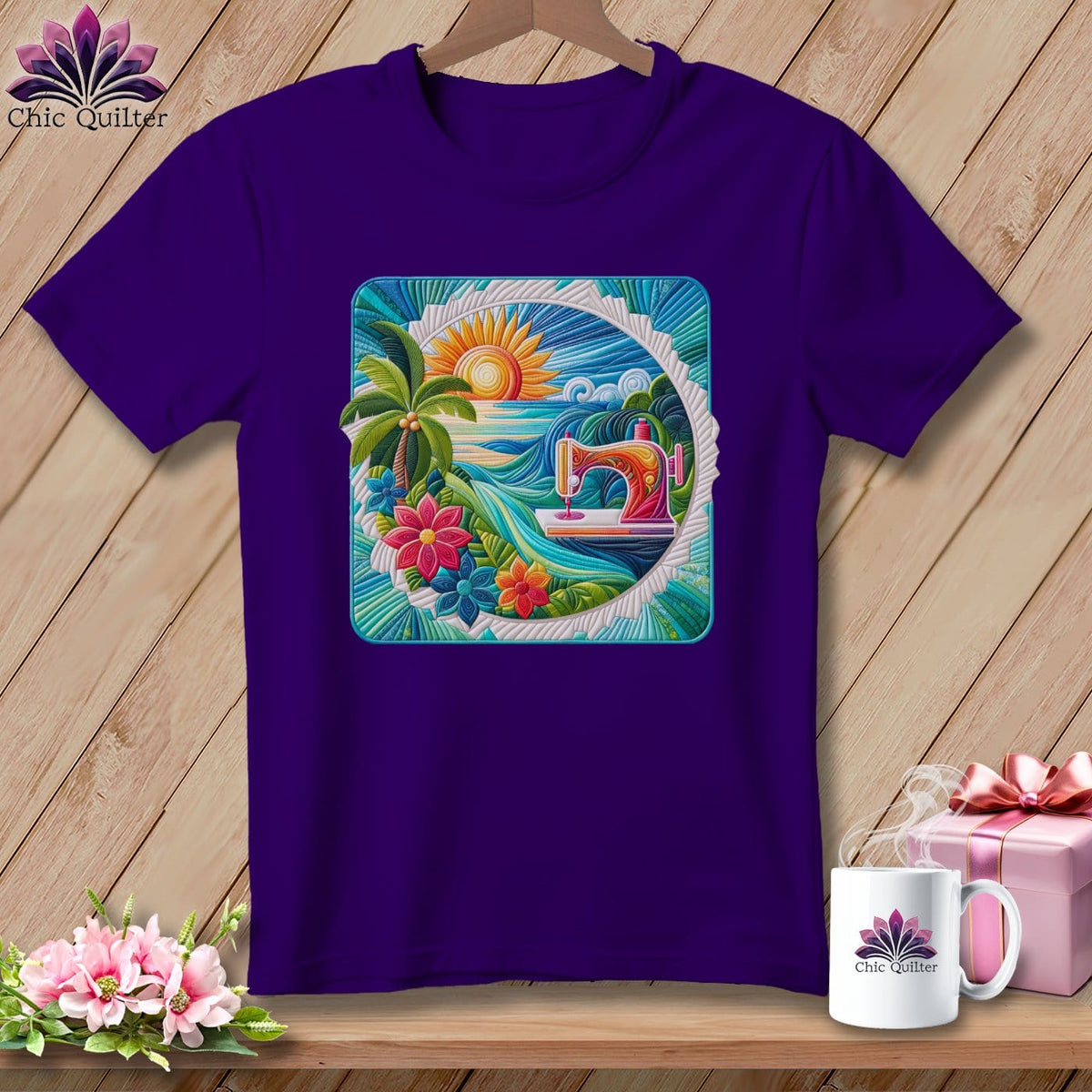 MyDesigns Physical Item Team Purple / S Tropical Delight ~ Relaxed Fit Tee