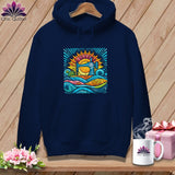 MyDesigns Physical Item True Navy / S Color Splashed Stitches ~ Premium Hoodie