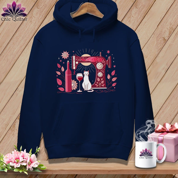 MyDesigns Physical Item True Navy / S Meow ~ Premium Hoodie