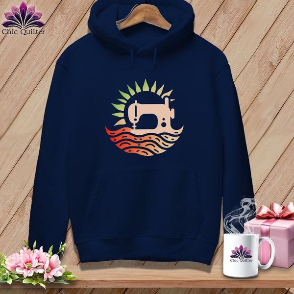 MyDesigns Physical Item True Navy / S Ripple Radiance ~ Premium Hoodie