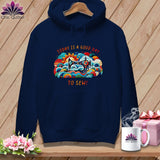 MyDesigns Physical Item True Navy / S Today is a Good Day to Sew ~ Premium Hoodie