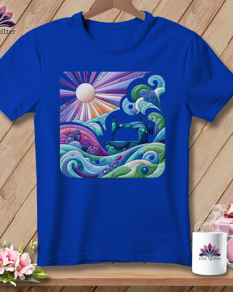 MyDesigns Physical Item True Royal / S Morning Rays ~ Relaxed Fit Tee