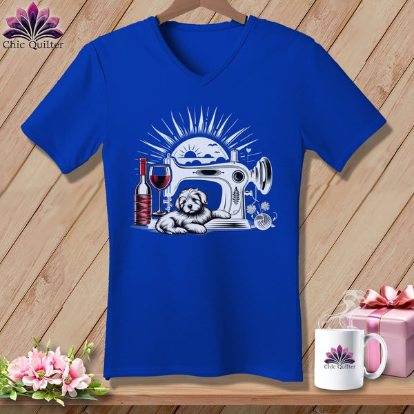 MyDesigns Physical Item True Royal / S My Favorite Things ~ SuperSoft V-Neck Tee