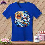 MyDesigns Physical Item True Royal / S Sunset Dream Threads ~ SuperSoft V-Neck Tee