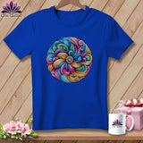 MyDesigns Physical Item True Royal / S Swirl Delight ~ Relaxed Fit Tee