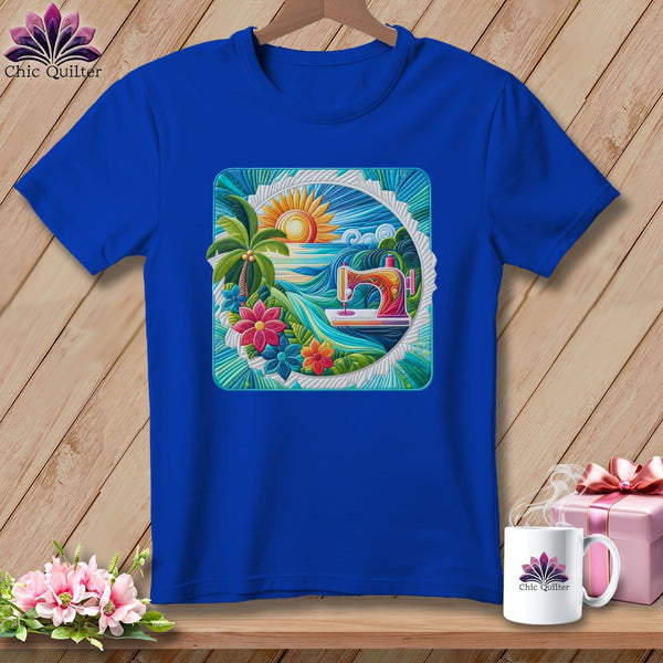 MyDesigns Physical Item True Royal / S Tropical Delight ~ Relaxed Fit Tee