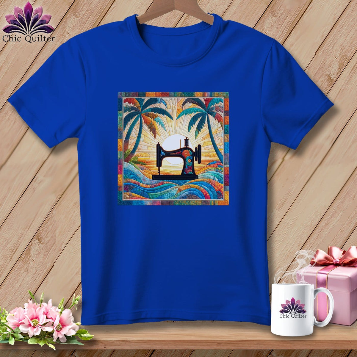 MyDesigns Physical Item True Royal / S Tropical Sewist ~ Relaxed Fit Tee