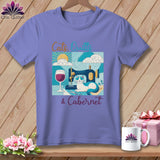 MyDesigns Physical Item Violet / S Cats Quilts and Cabernet ~ Premium Tee