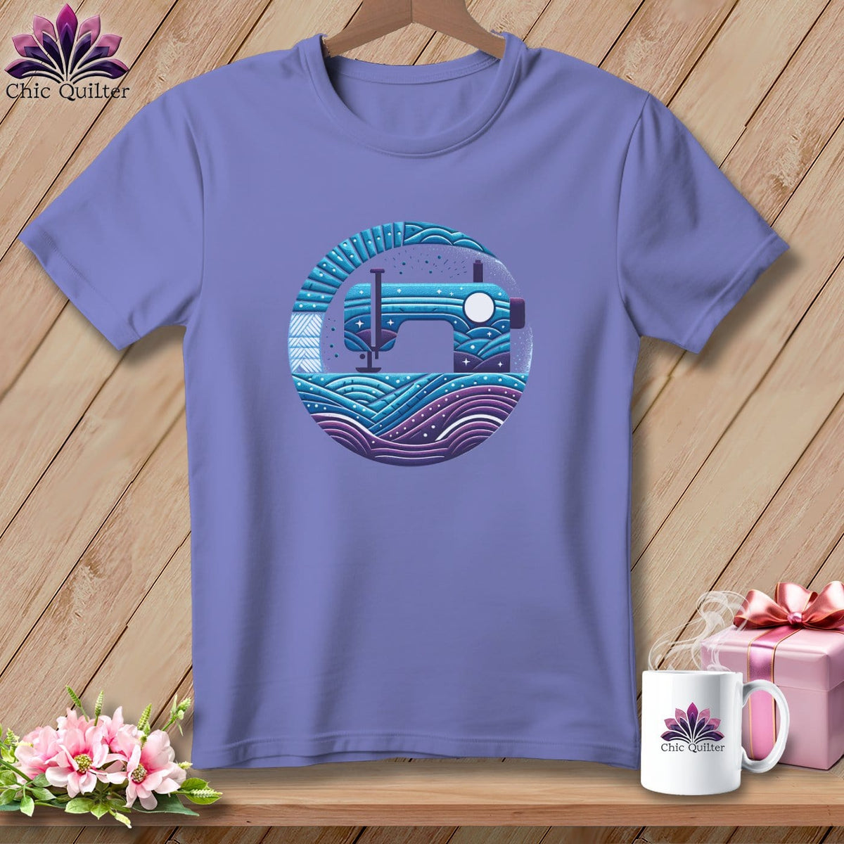 MyDesigns Physical Item Violet / S Quilting Where Dreams are Sewin ~ Premium Tee