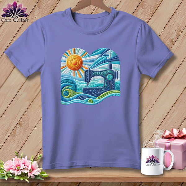 MyDesigns Physical Item Violet / S Surfing the Fabric Sea ~ Premium Tee