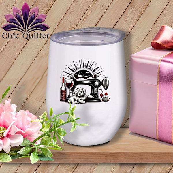 MyDesigns Physical Item White / 12 oz My Favorite Things ~ 12oz Wine Tumbler with Lid