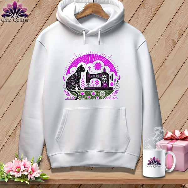 MyDesigns Physical Item White / S Kitty Cat Quilts ~ Premium Hoodie