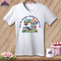 MyDesigns Physical Item White / S Over the Meadow, Quilting Dreams Call Orange ~ SuperSoft V-Neck Tee