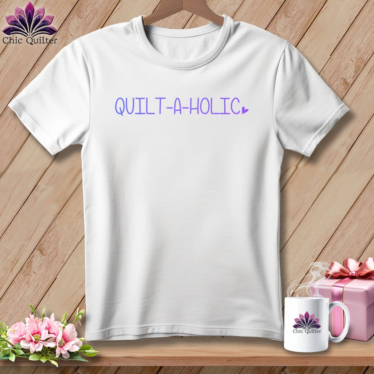 MyDesigns Physical Item White / S Quilt-A-Holic ~Premium Tee