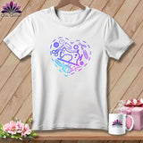 MyDesigns Physical Item White / S Quilting Heart ~Premium Tee
