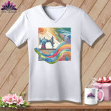 MyDesigns Physical Item White / S Quilting on a Cloud ~ SuperSoft V-Neck Tee