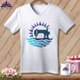 MyDesigns Physical Item White / S Ripple Radiance ~ SuperSoft V-Neck Tee