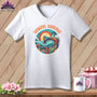 MyDesigns Physical Item White / S Sewing Sunrays ~ SuperSoft V-Neck Tee