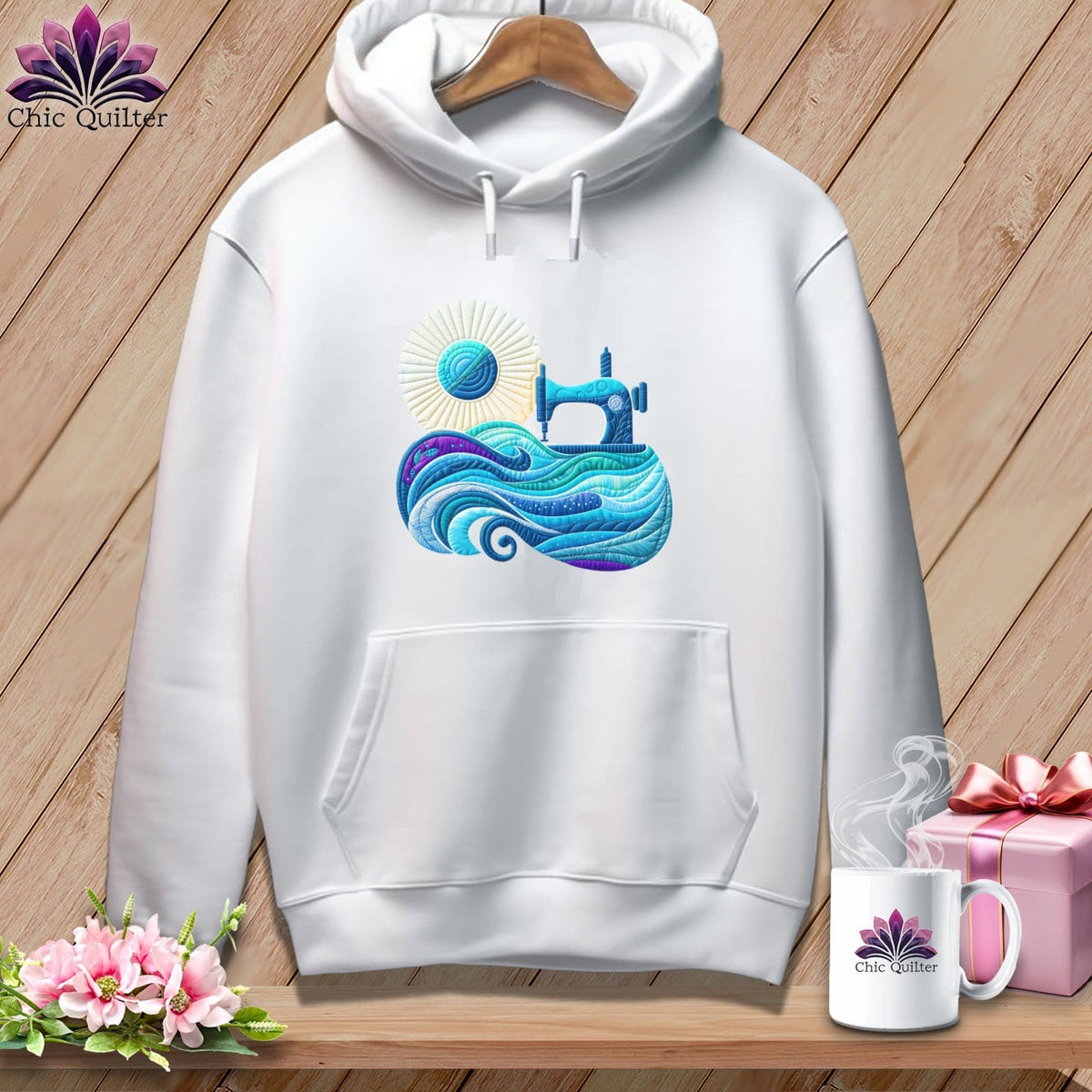 MyDesigns Physical Item White / S Sewing Tides ~ Premium Hoodie