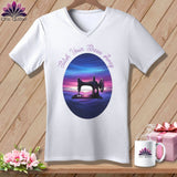 MyDesigns Physical Item White / S Stitch your Stress Away ~ SuperSoft V-Neck Tee