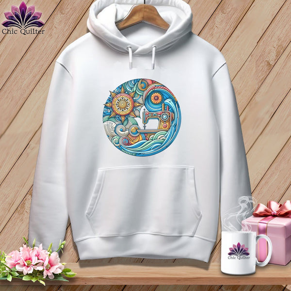 MyDesigns Physical Item White / S Threaded Dreams by the Sea ~ Premium Hoodie