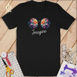 MyDesigns XS / Black Imagine Quilt Reflection in Multi Colored ~Limited Edition T-Shirt