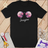 MyDesigns XS / Black Imagine Quilt Reflection in Pink ~Limited Edition T-Shirt