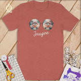 MyDesigns XS / Heather Clay Imagine Quilt Reflection in Blues ~Limited Edition T-Shirt