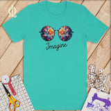 MyDesigns XS / Teal Imagine Quilt Reflection in Multi Colored ~Limited Edition T-Shirt